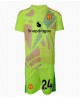 Günstige Manchester United Andre Onana #24 Torwart Auswärts Trikotsatzt Kinder 2024-25 Kurzarm (+ Kurze Hosen)